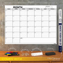 2023 monthly calendar for offices with markers and eraser 36x48