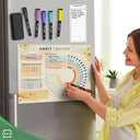 magnetic dry erase habit tracker 13x17