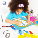 dry erase analog learning clock for kids with 2 marker