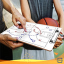 basketball court explanation whiteboard 