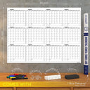 large yearly calendar 2023 for wall 36x48 with marker