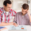 maths grid whiteboard for practice
