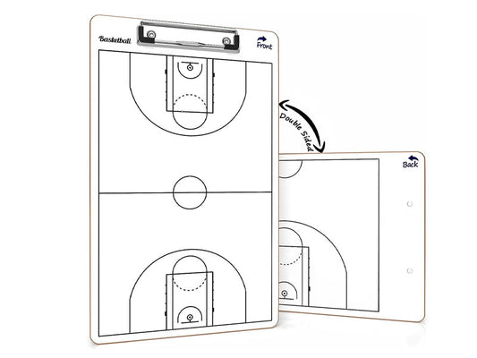Basketball Double Sided Dry Erase Clipboard 15"x9"