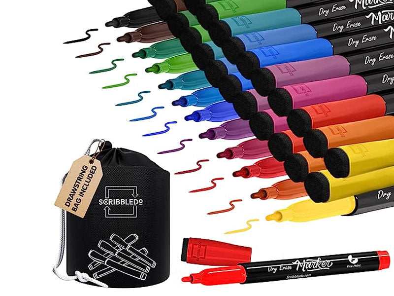 36 pack Fine Tip Dry Erase Color Markers