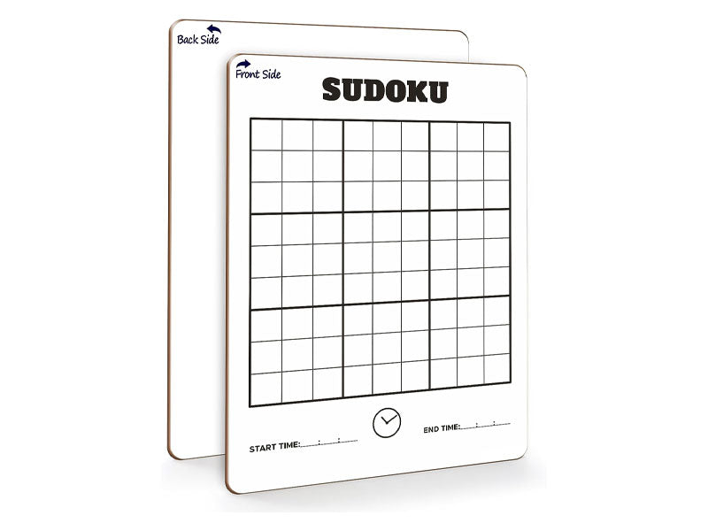 scribbledo sudoku dry erase puzzle board 9"x12"