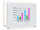 Grid Double Sided Whiteboard 9"x12"