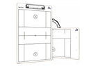 lacrosse clipboard for coaching 15"x9"