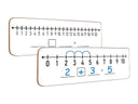 number line double sided whiteboard 4x12
