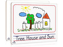 story lined double sided whiteboard 9x12