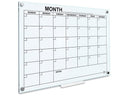 2023 glass monthly planner whiteboard 34x46